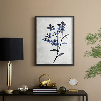 NAUTICAL Series XXV III, reproduction d'art encadrée - bois massif