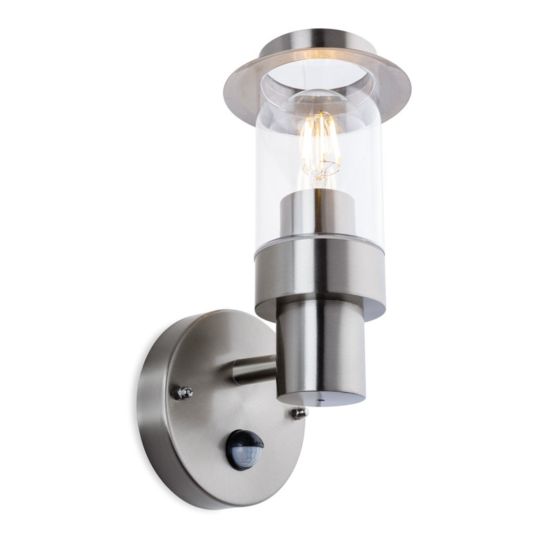 Silver 9.05cm H Outdoor Wall Lantern