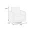 Fauteuil d'appoint rembourré et rembourré Modern Boucle-122248965