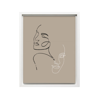 One Line Women Faces