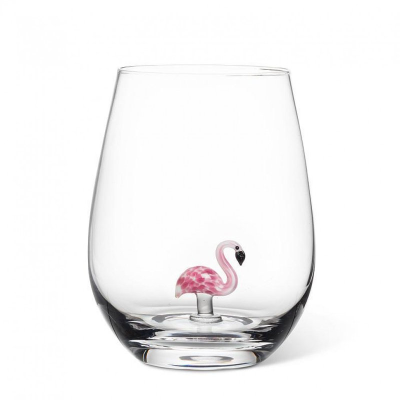 Verre à vin sans pied Flamingo