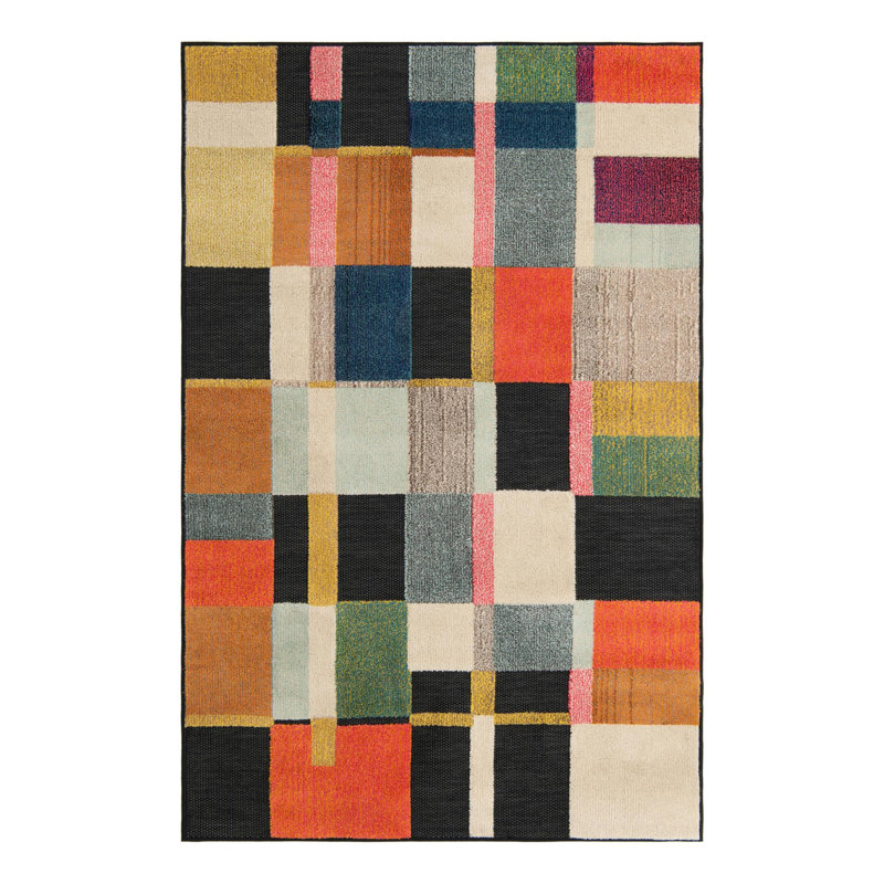 Tapis Bungalow Rose Tamaris Caimin, Rectangle 4 pi 1 po x 6 pi 1 po
