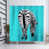 Black/White/Turquoise
