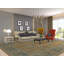 Grand tapis orange teint à la main Oushak 10 x 14