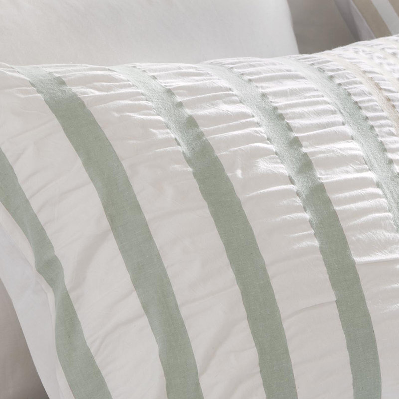 Sutton Blue Cotton Reversible Full Comforter Set
