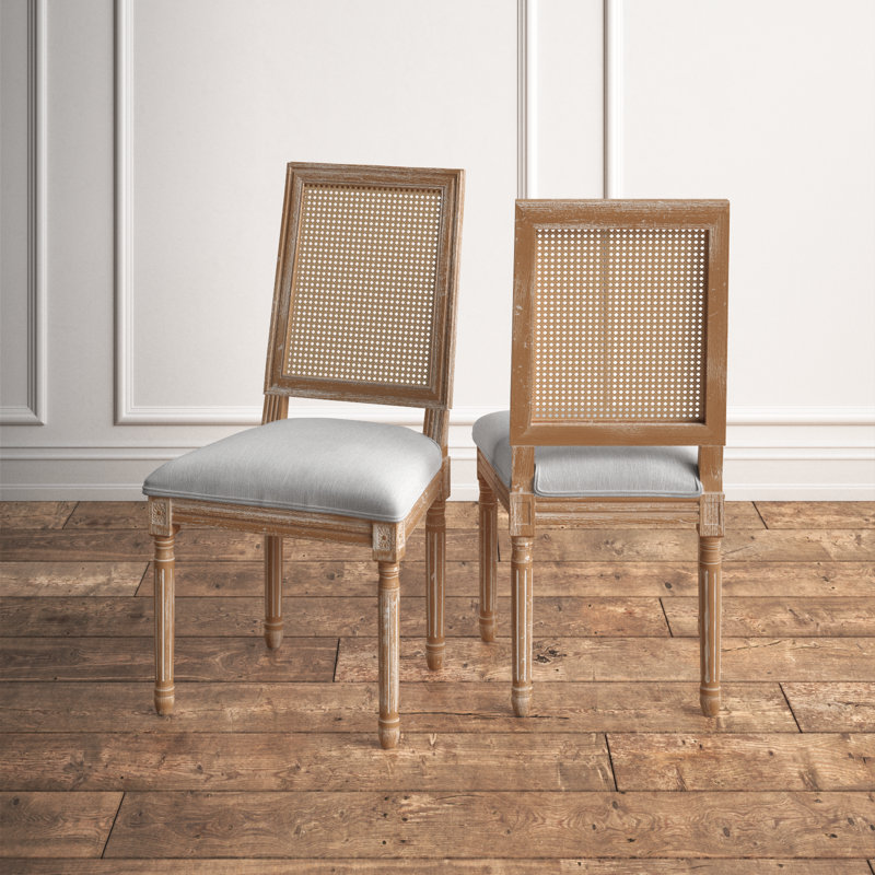 Chaise de salle à manger, Gris clair, Natural, 2