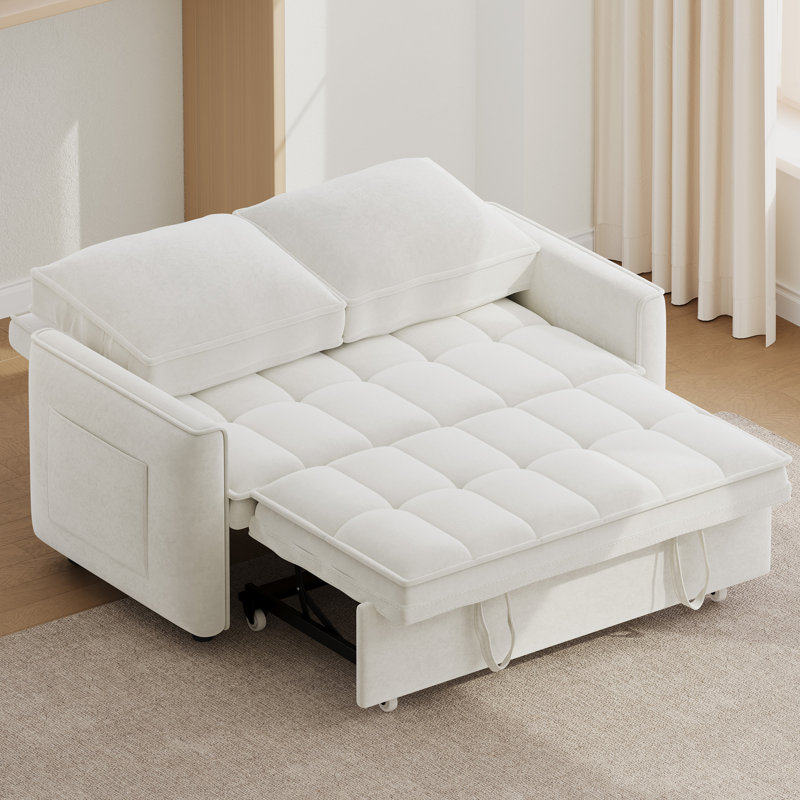 Canapé-lit simple convertible, Blanc