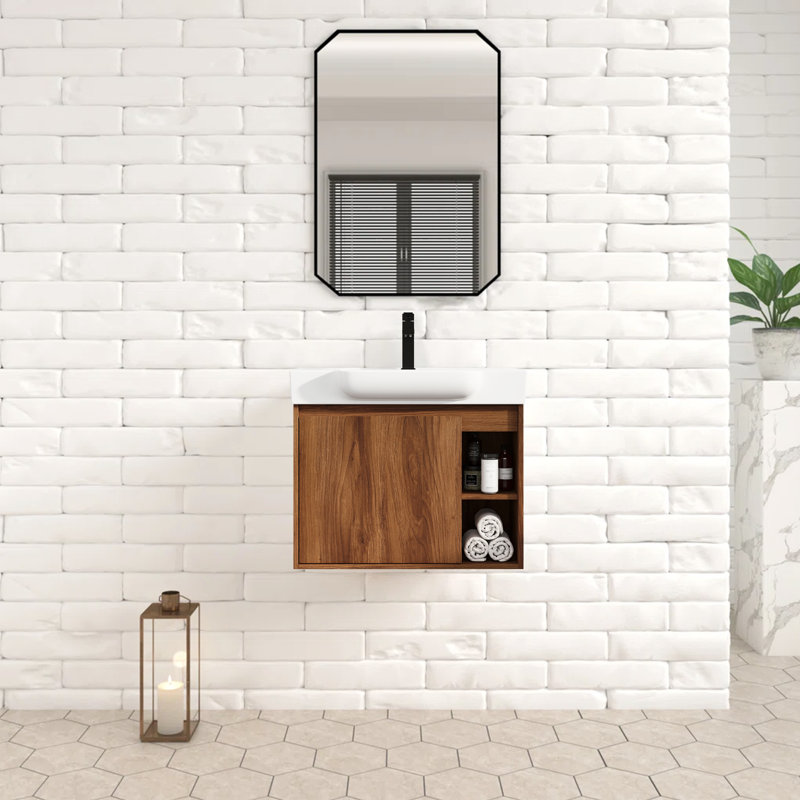 Ensemble de meuble-lavabo mural 28 po Luxury
