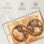 «Rustic Hemispheres Map» sur toile-617475179