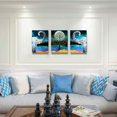 3 Piece Wrapped Canvas Wall Art