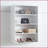 Closet Systems | Devi Modular Wall Mounted Warm Oak White Closet System | Wood | White-1497803344