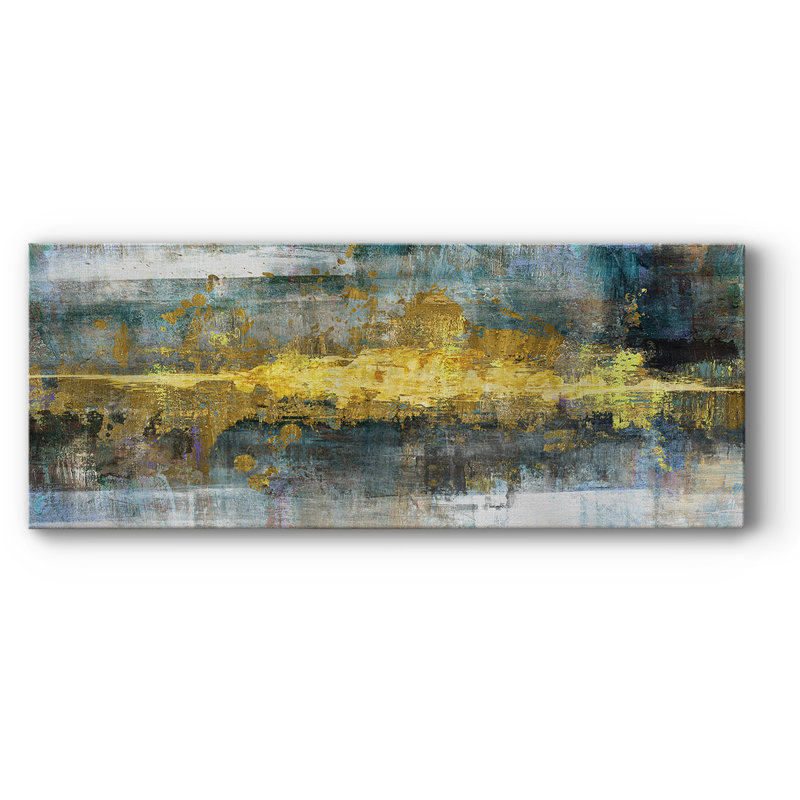 Fréquence sur toile, H 12 po x l 30 po x P 1,5 po