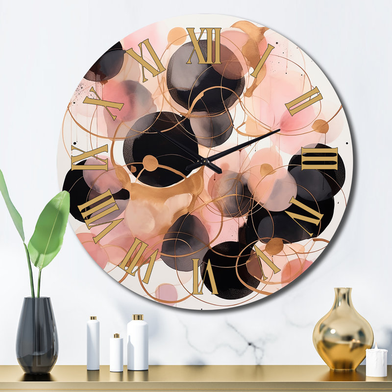 Horloge murale en métal, Grand