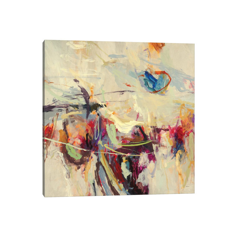 Positif, énergie positive II par Randy Hibberd - reproduction d'art, Toile tendue, H 12 po x l 12 po x P 1,5 po