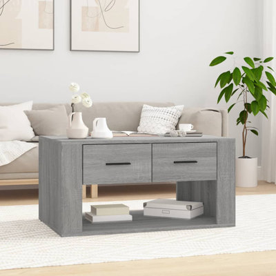 Coffee Table 80X50x40 Cm Engineered Wood