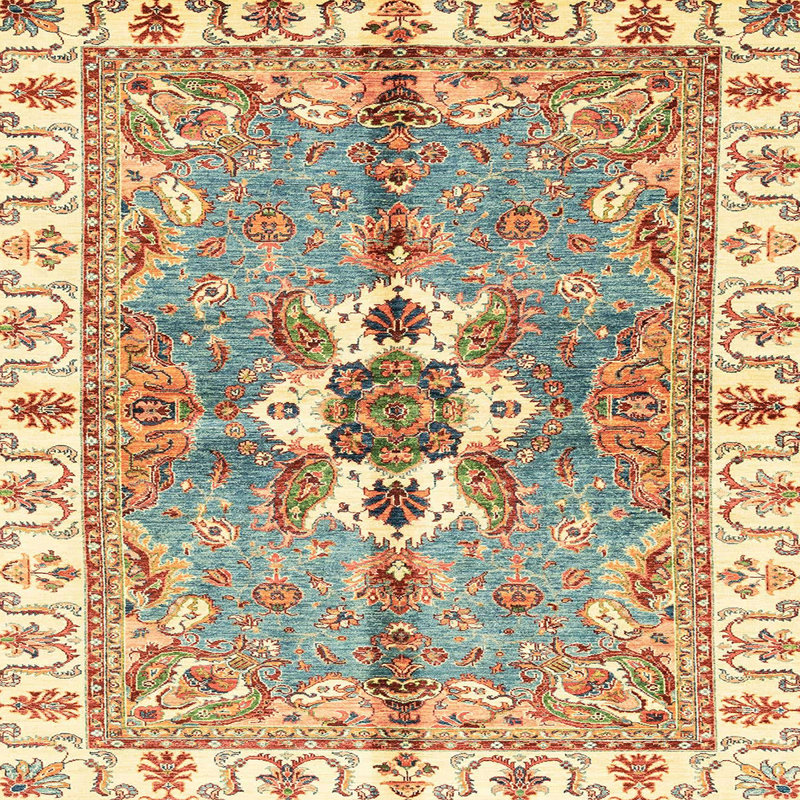 Abstract Indoor Rug, Square 8'