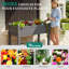 Resin Planter Box With Wheels-1063915928