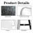Full Length Mirror, Full Length Irregular Wall Mirror, Dressing Mirror Wall Mounted For Bedroom Living Room Entryway Vanity Room-962807139
