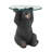 Kershaw Bear 20” Glass Top End Table