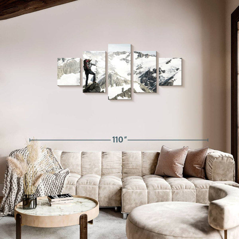 Mountain Climbing, 34" H x 74" W