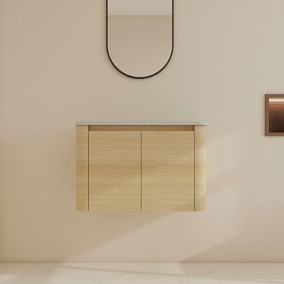 30" Wall-Mounted Single Bathroom Vanity  Base