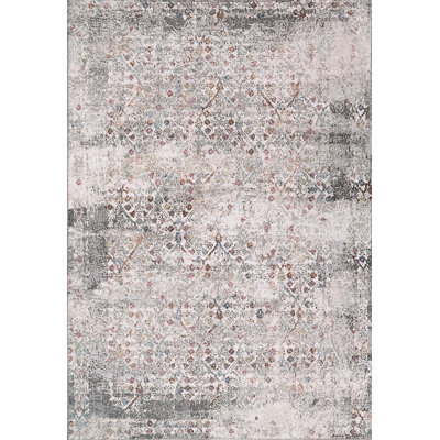 Tapis oriental ivoire / gris