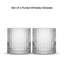 JoyJolt Elle Fluted Double Old Fashioned Whiskey Glass, 10oz