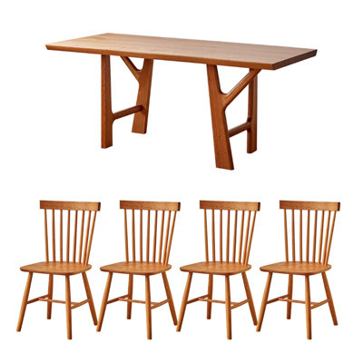 Creative Branch Shaped Cherry Wood Dining Table