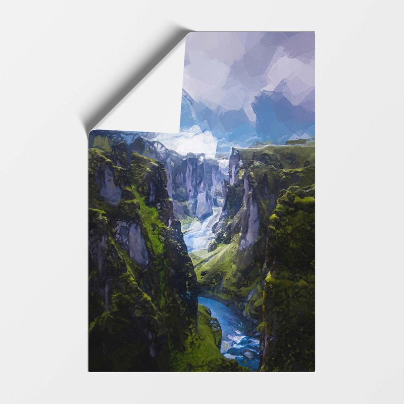 Cliffs of Iceland - Frameless Print, 42 cm H x 29.7 cm W