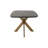 Cambon Oak Metal Base Dining Table