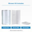 Ensemble de douche ronde encadrée avec verre givré OVE Decors Breeze-1240390610
