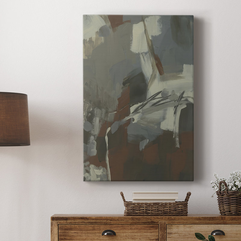 Mudstone Graffiti I - galerie sur mesure, H 27 po x l 18 po