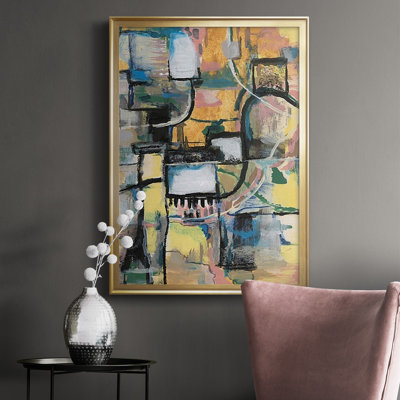 «Memory Screen II», reproduction encadrée de qualité supérieure, prête à être accrochée