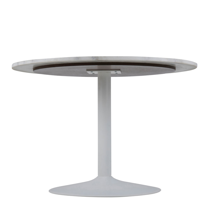Baskas Dining Table, White