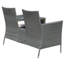 Streicher Powder Coated Steel Outdoor Bench-27863210