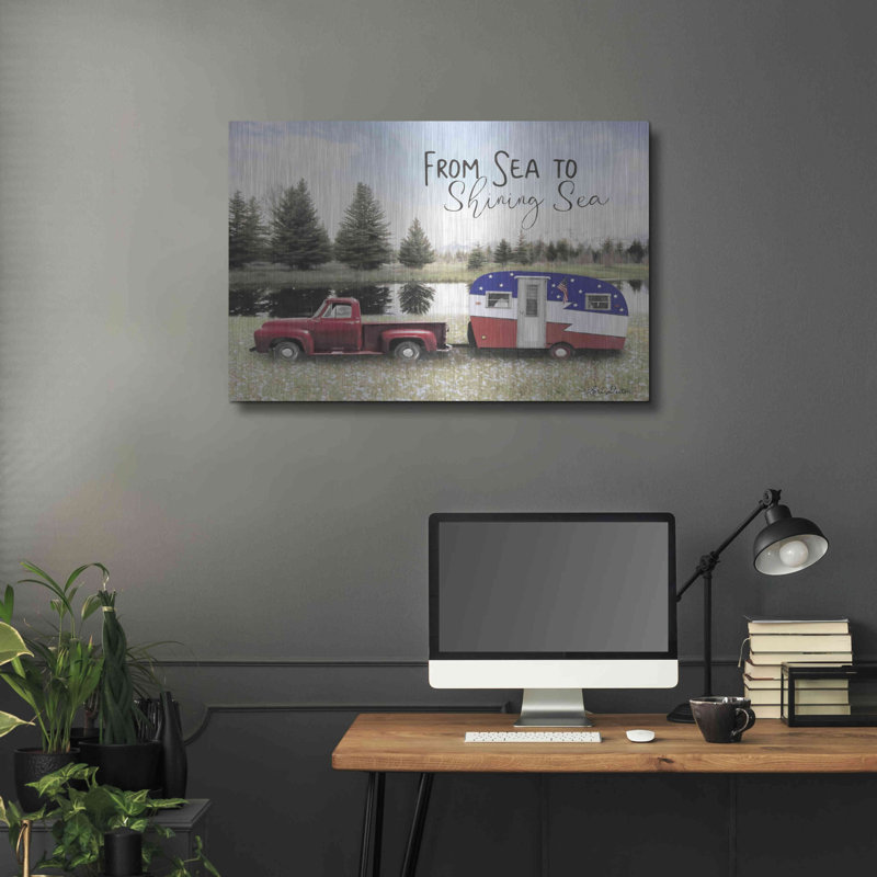 «American Camper» par Lori Deiter, H 24 po x l 36 po