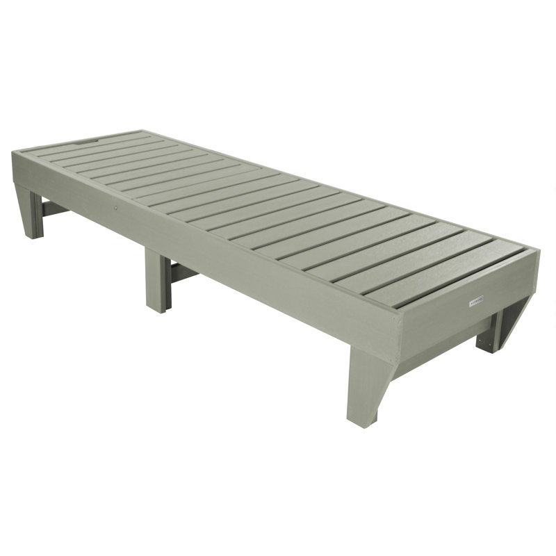 Annette Outdoor Chaise Lounge, Eucalyptus