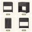 Modern Nightstand with Drawer Storage, Engineered Wood Construction-1761015326