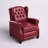 Almantas 31.5" W Genuine Leather Push-Back Recliner-1620073987