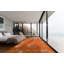 Coral Hand-Knotted Wool Octagonal Fleur Border Geometric Modern Contemporary Carpet Rug-502124174