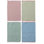 4-Piece Woven Cotton Striped Tea Towel With Ric Rac Trim