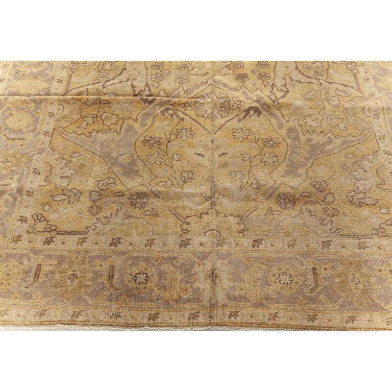 Modern One-of-a-Kind Rectangle 6' X 8'8" Hand Knotted Area Rug