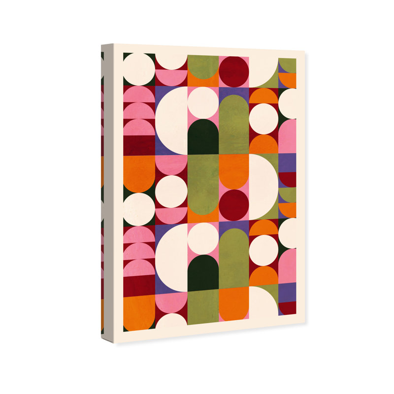 «Bauhaus Sixty - Floater Frame», impression sur toile, Toile tendue, H 20 po x l 30 po