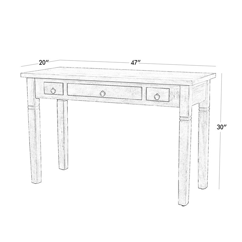 Bureau Poulan, Gris délavé