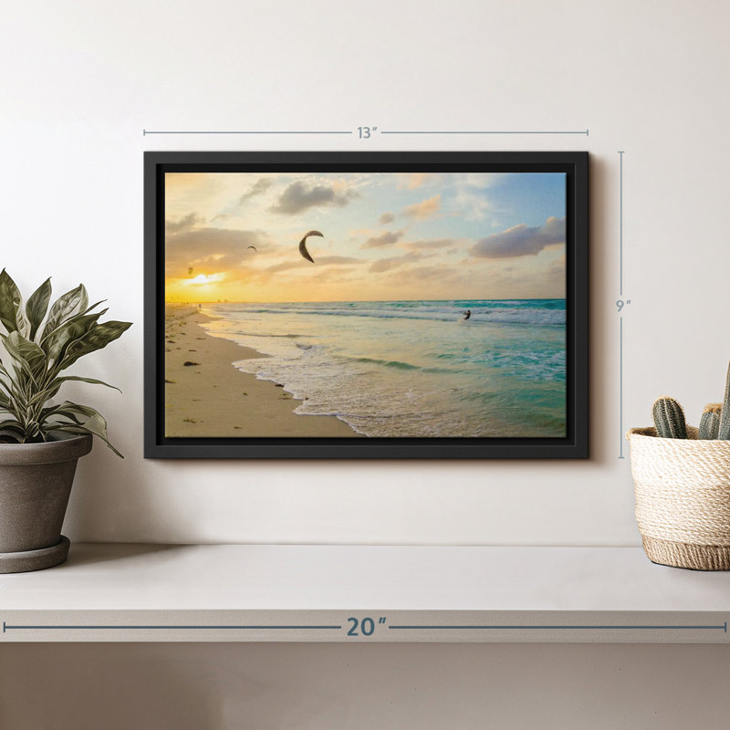 Impression sur toile Caraïbes, H 9 po x l 13 po