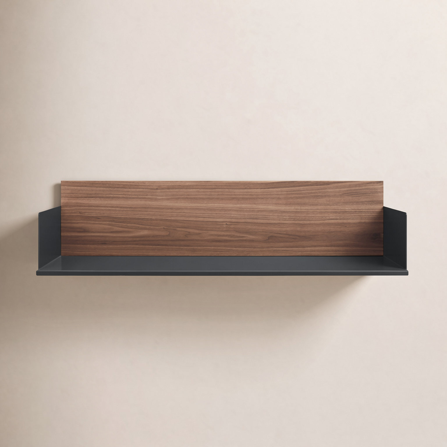 Wonder Accent Shelf, Walnut/Oblivion