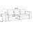 Coffee 100% Polyester Modular Sofa cushion couch-108607845-108607848
