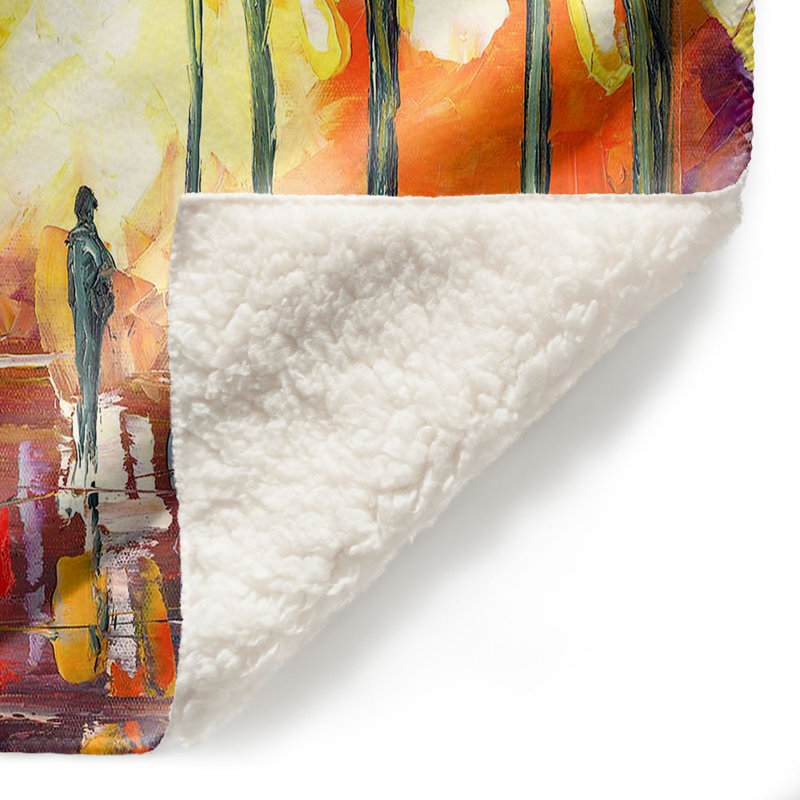 Jeté en sherpa Reflections Of The Soul, l 68 po x L 80 po