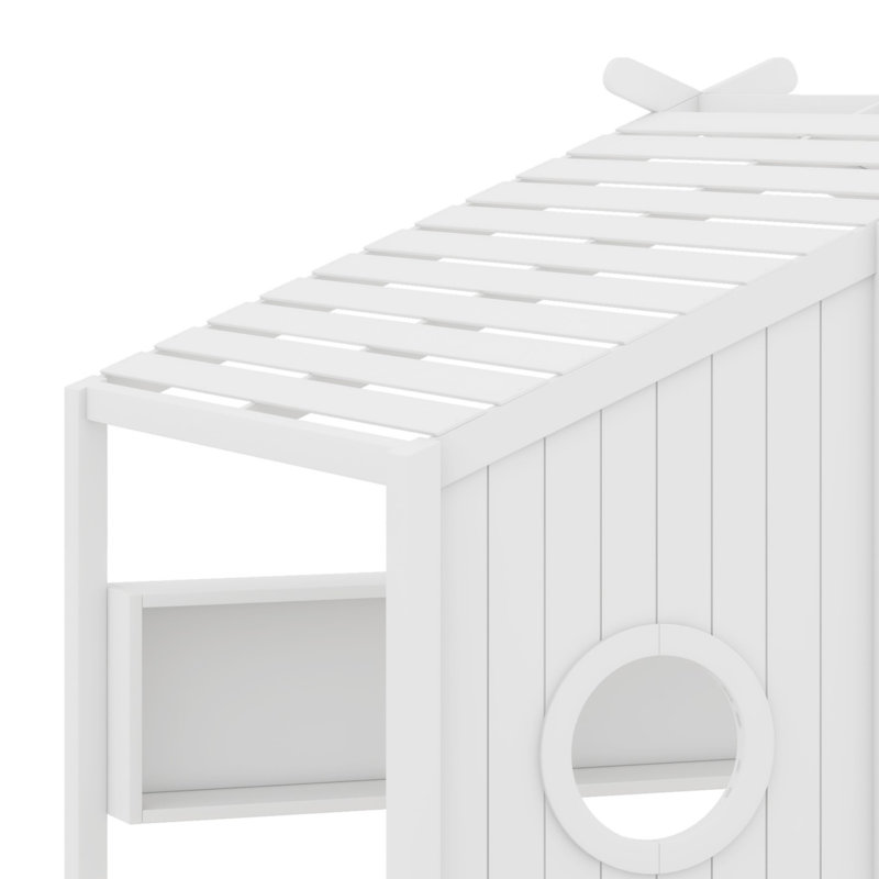 Lit double pleine grandeur, Blanc