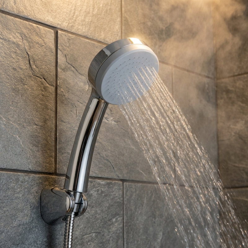 Full/Standard Handheld Shower Head, Chrome/Grey